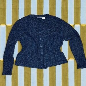 Vintage Fuzzy Knit Cardigan